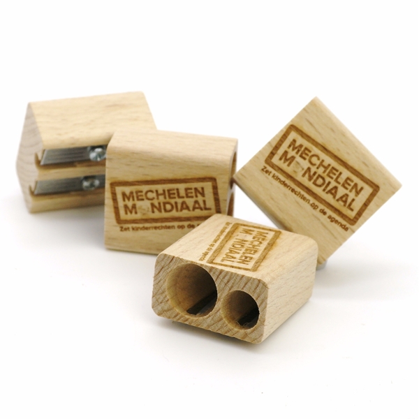 wooden pencil sharpener