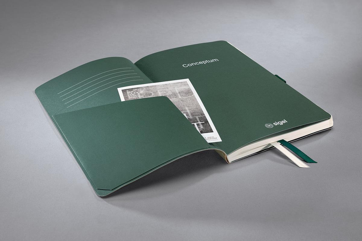 livre avec couverture en bambou, flexible, pointillé