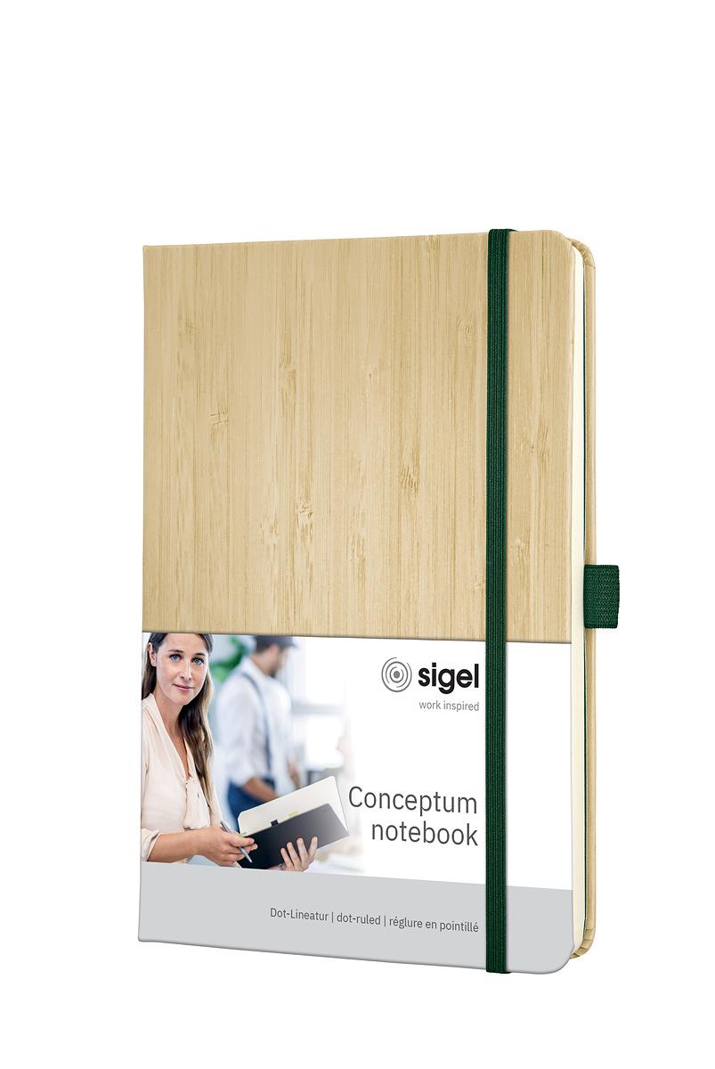 book with bamboo cover, dotted