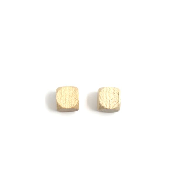 wooden dice blank - 12 mm