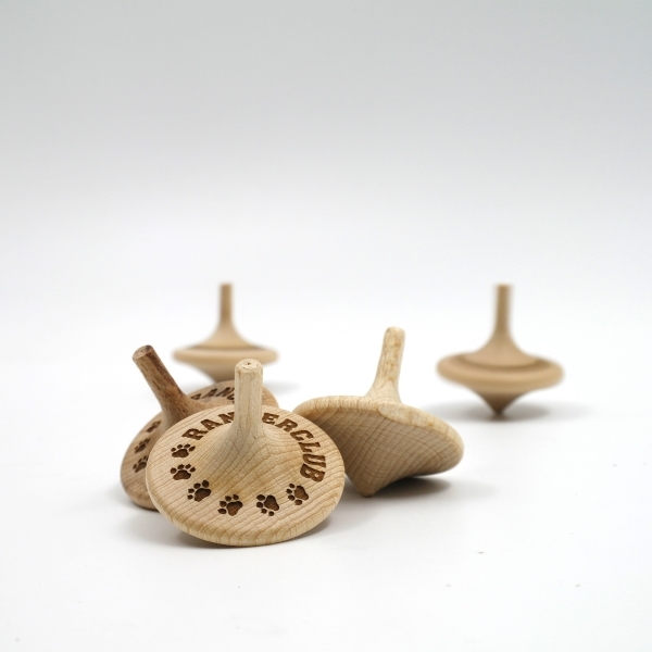 Wooden spinning top - 70% PEFC