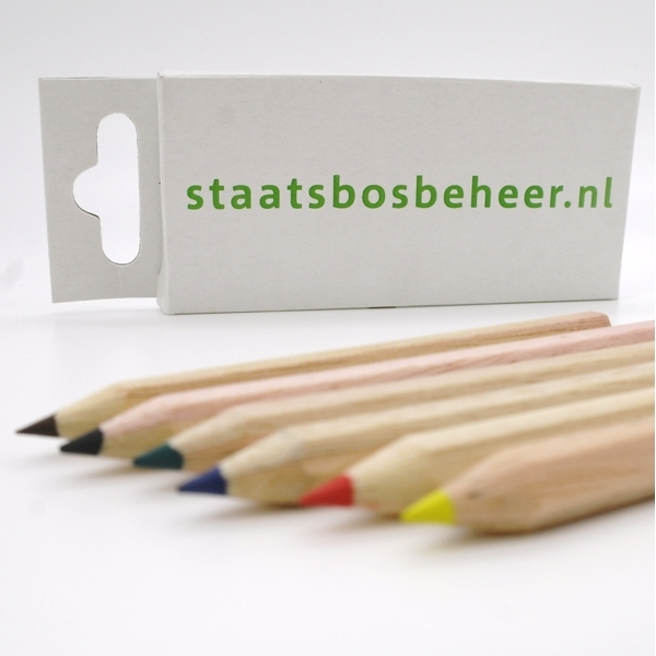 6er-Buntstifte-Etui - FSC 100%