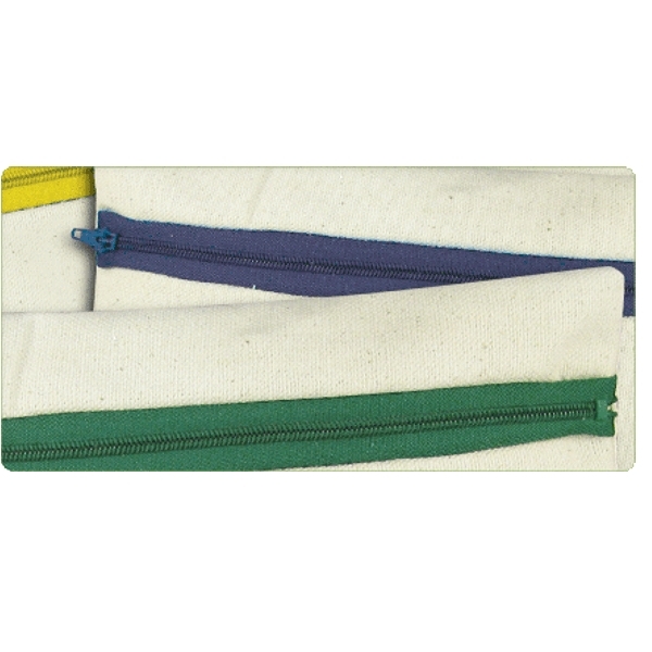 Organic canvas pencil case